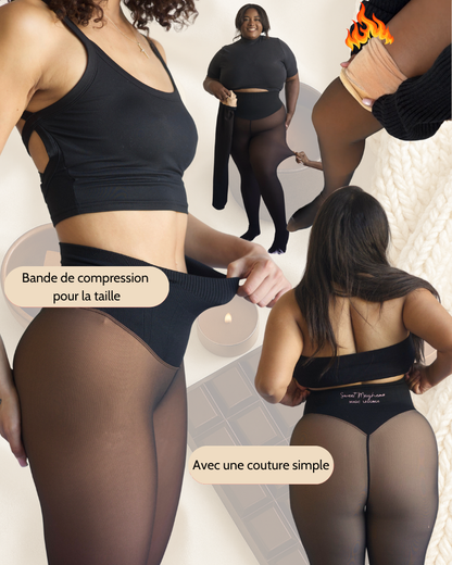 Legging  magique viral avec bande de compression