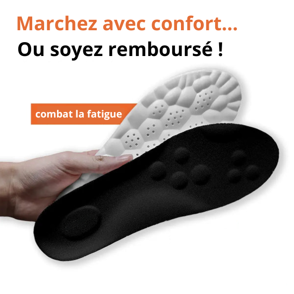 Semelles orthopédiques confortables